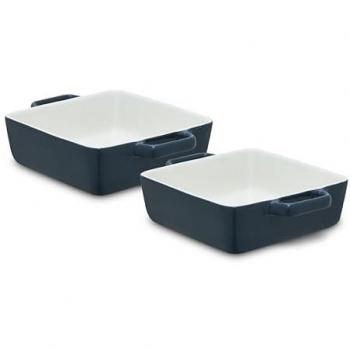 TwinStone 20.5 cm Square Baking Set – Strong Stoneware