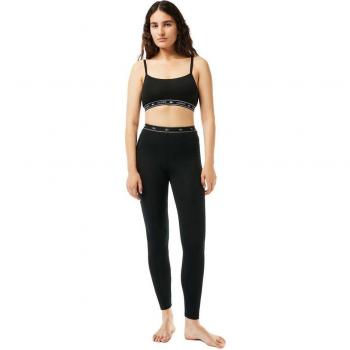 Malla larga Lacoste Negra con Diseño de Rayas