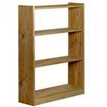 ESTANTERIA MADERA PINO MODELO GALA 4 BALDAS 80 CM