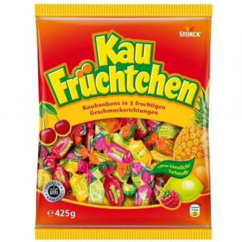 Kau Früchtchen Fruchtige Kaubonbons 425g