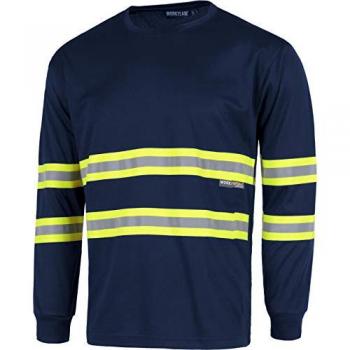 Camiseta Profesional de Manga Larga con Cintas de Seguridad