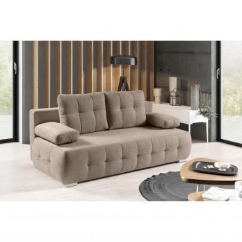 WERK2 Indigofarbenes Schlafsofa – 2‑Sitzer mit Bettkasten und Federkern