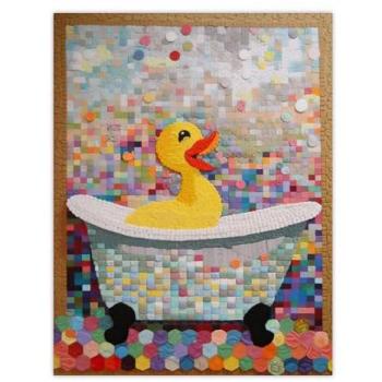 Mosaic Duck Bathroom Print