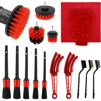 Leather and Vents Detailing Brush Set