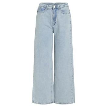 VILA Jean Freya large à taille haute bleu clair 38