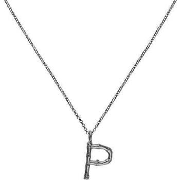 Gargantilla de Plata con Diseño Inicial P