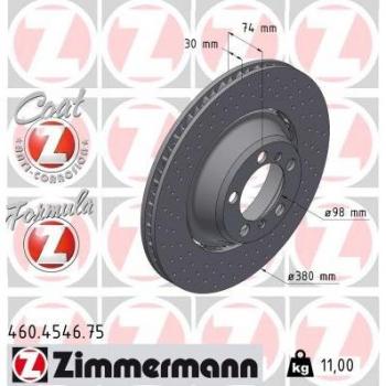 Freno a Disco ZIMMERMANN 460.4546.75