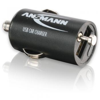 Ansmann cargador USB automotriz 12/24V
