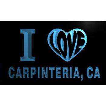 Bierbar‑Leuchte „I Love Carpinteria“