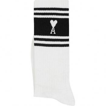 AMI PARIS Herren Socken mit Streifen 43-46