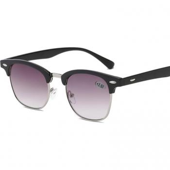Imwete Retro Half Frame Eyeglasses +1.0