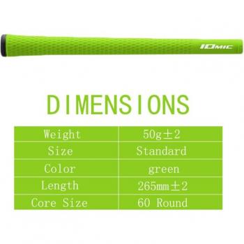 Golf IOMIC 2,3 – Empuñadas de Goma en 8 Tonos
