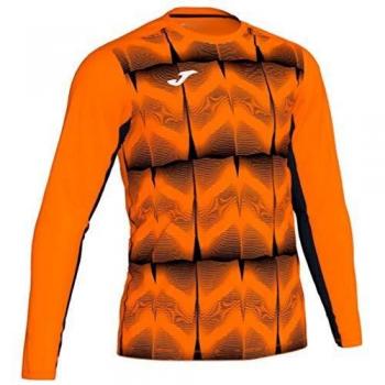 T-shirt Orange Noire Joma Derby IV M/L XS