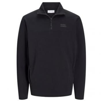 Matty Logo Black Half-Zip Pullover – Jack & Jones 2XL Men's
