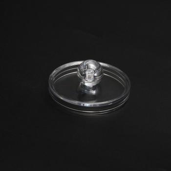 6.8x17cm Acrylic Cotton Remover Storage Container