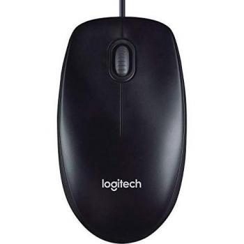 Logitech Mouse M90 – Beidhändiger USB Typ‑A Optischer Schalter