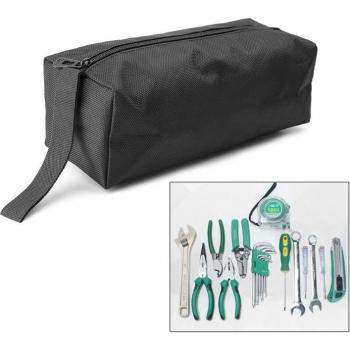 Caja de Herramientas en Lona Oxford, Bolsillo de Maquillaje