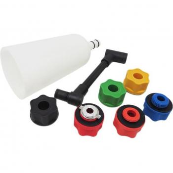 Kit d'outils de remplissage d'huile 8 pièces avec 6 adaptateurs