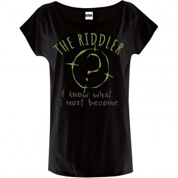 T-Shirt Batman I Know per Donna Nero S a XXL