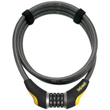 Combo Cable Lock Akita by On-Guard in Black (Model 8041)