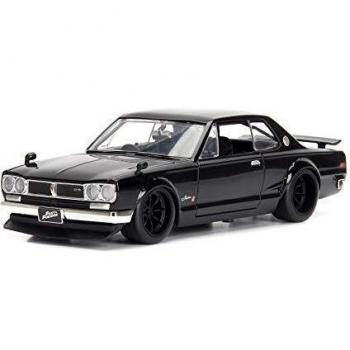 Jada 253203004 Fast & Furious Brian's 1971 Nissan Skyline GT-R 2000 Auto Tuning Nero