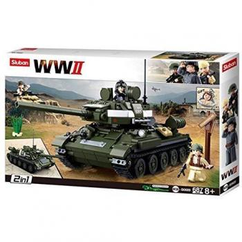Sluban WWII jeu de construction tank char d'assaut allié M38-B0689