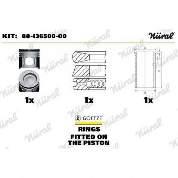 Kit NÜRAL 88-136500-00 para Reparo de Êmbolos e Cilindros