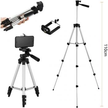 Trépied de caméra portable pour téléphones et SLR