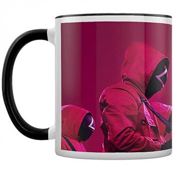 Taza El Juego del Calamar con Diseño Interno Enmascarados
