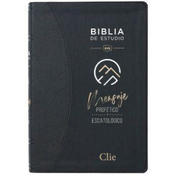 Biblia de Estudio Mensaje Profético y Escatológico RVR tapa dura