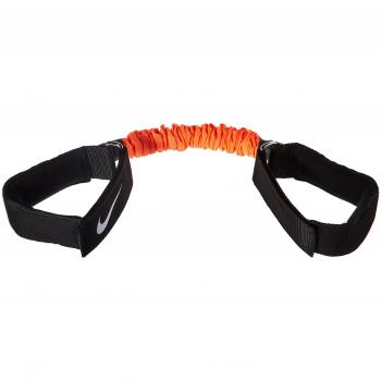 Nike Erwachsene LATERAL Fitnessband – Schweres Trainingsband, Schwarz/Orange/Weiß, Einheitsgröße