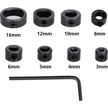 Drill Bit Depth Stop Ring 3-16mm