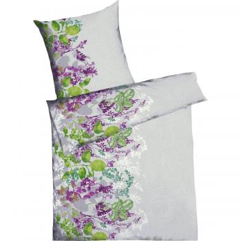 Key West Mako‑Satin Bettwäsche von Kaeppel – 155 × 220 cm Bettbezug, 80 × 80 cm Kissenbezug