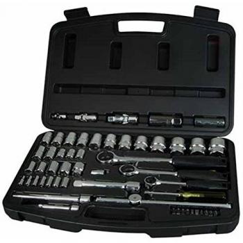 Coffret de Douilles Stanley 60 pièces 1/4, 3/8, 1/2
