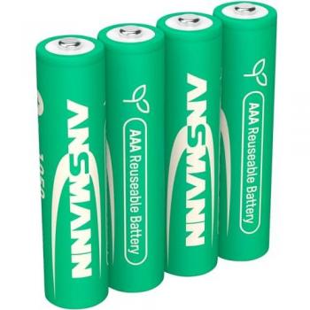 Cargadores AAA Micro 1000 mAh Ansmann – Kit de 4