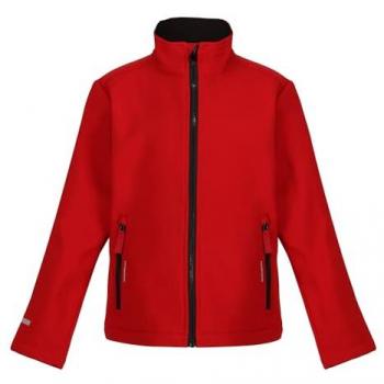 Regatta Professional Kids' Ablaze Classic Red/Black 2-Layer Softshell Jacket Size 11-12 Years