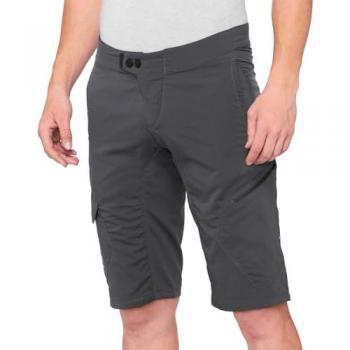 100% Ridecamp Shorts da Bicicletta Grigio 32