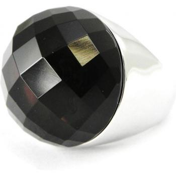 Anello acciaio Angela 58 nero