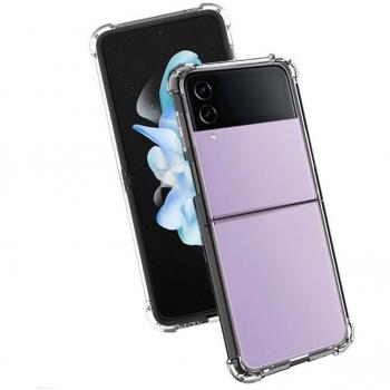 Coque anti-choc « Vibe » transparente pour Samsung Galaxy Z Flip 4 F721