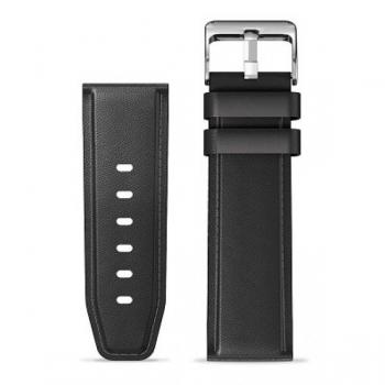 Kožený řemínek Aligator pro Smart Watch 22mm, černý, model 22AW0006