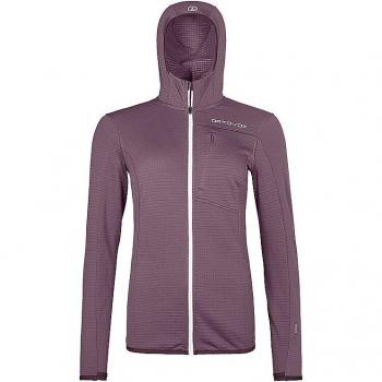 Giacca Donna Ortovox Light Grid Fleece con Cappuccio
