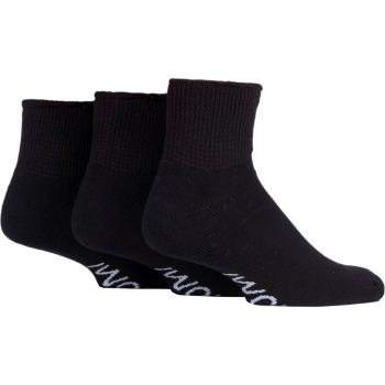 3 Pair Footnurse Cushioned Foot Gentle Grip Diabetic Ankle Socks