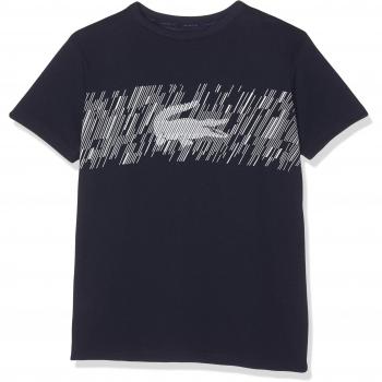 Lacoste Sport Jungen Tj6762 T-Shirt, Marine/Blanc 525, 6A