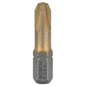 Bosch 2607001595 MaxGrip 25‑mm Blue 3‑mm Screwdriver Bit (Pz)