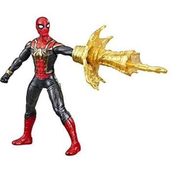Hasbro Spider-Man No Way Home Deluxe Action Figure con Aracno-Giro, 15 cm