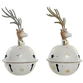 Figurine décorative DKD Home Decor Metal Reno (7 pièces) (23 x 23 x 70 cm)