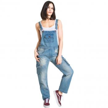 Relaxed Fit Roll-Up Leg Bib-ove by Uskees