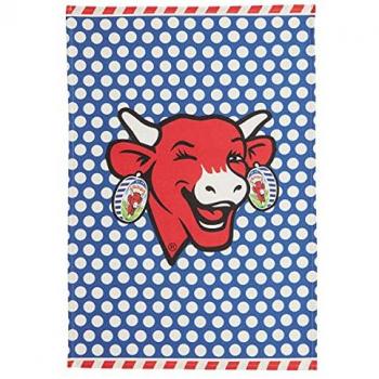 Coucke Vache Qui Rit Torchon Pop Bleu