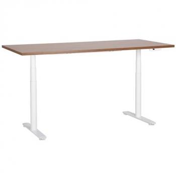 SmartLift Scrivania 180x80 – Legno Scuro e Bianco