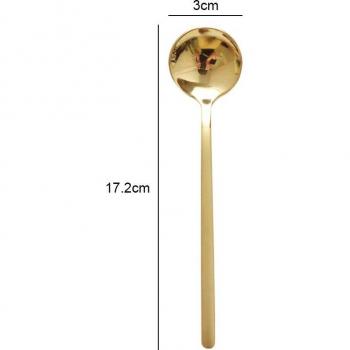 Cucharas de Cocina de Acero Inoxidable 304 para Postres